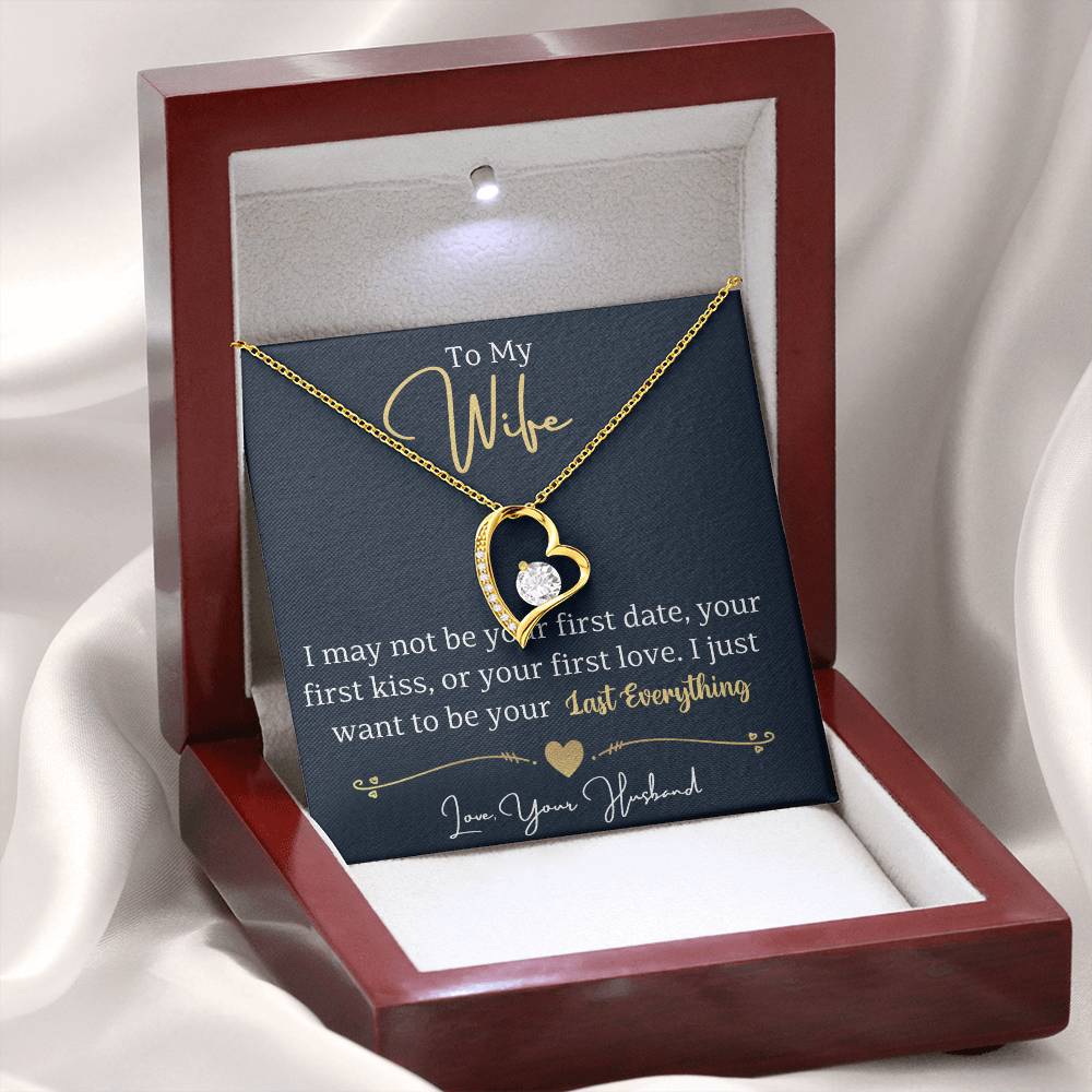 To My Wife – Forever Love Heart Necklace | My Last Everything