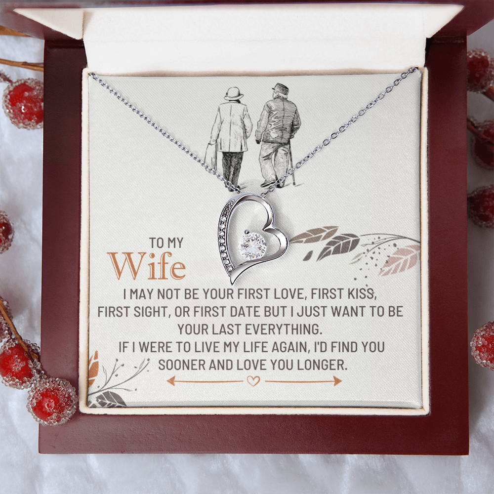 To My Wife – Forever Love Heart Necklace | My Last Everything