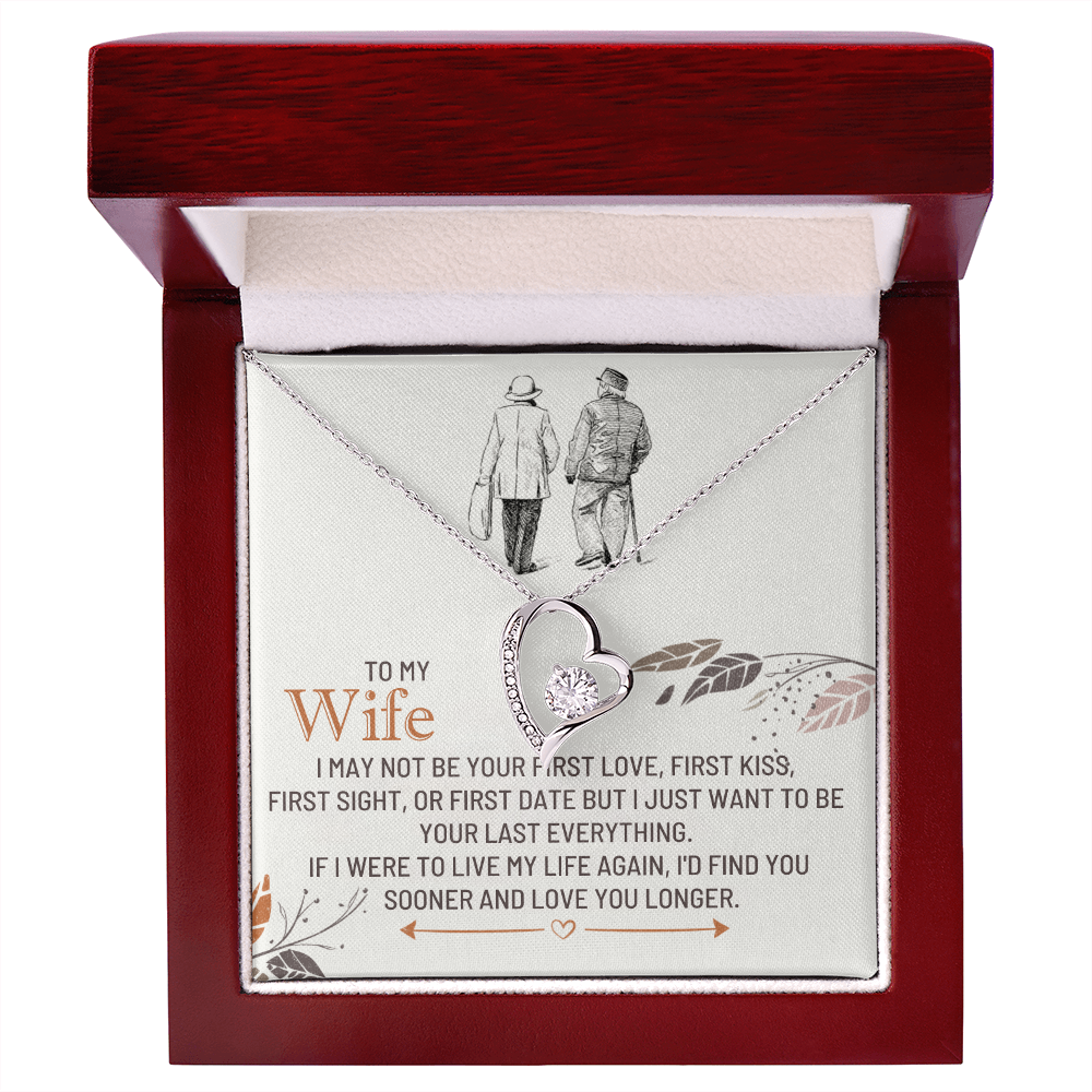 To My Wife – Forever Love Heart Necklace | My Last Everything