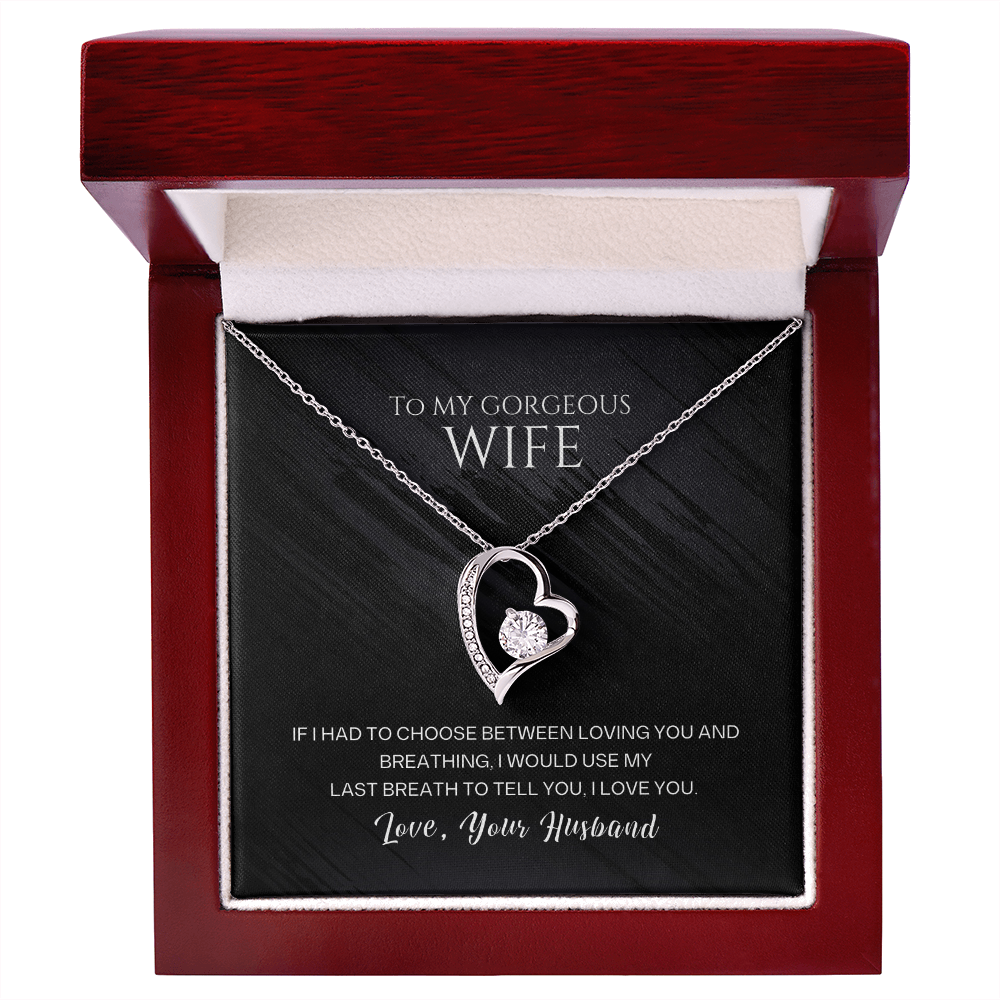 To My Wife – Forever Love Heart Necklace | Love, Your Husband