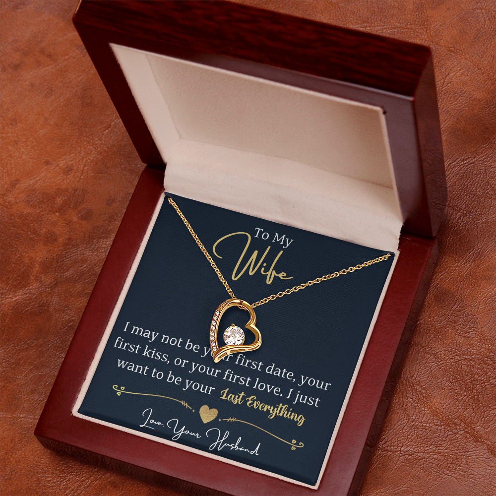 To My Wife – Forever Love Heart Necklace | My Last Everything
