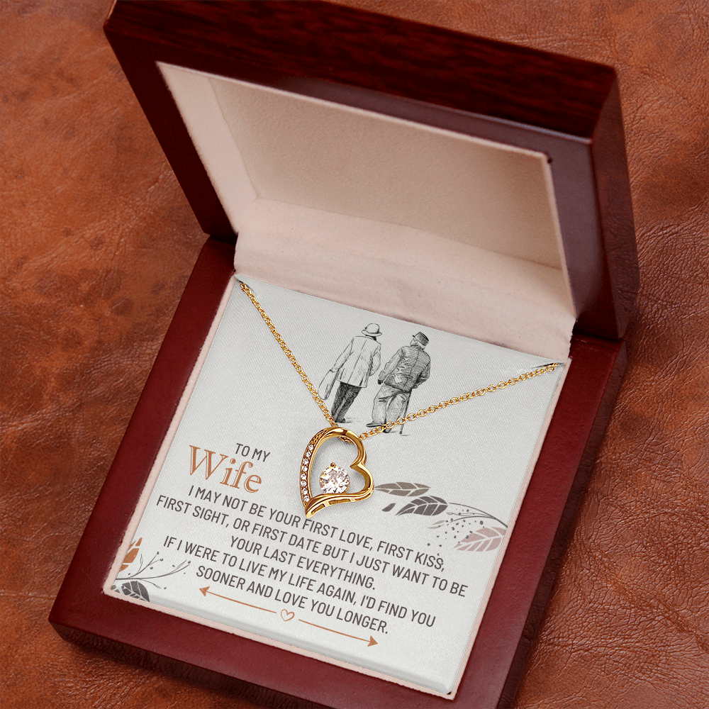 To My Wife – Forever Love Heart Necklace | My Last Everything