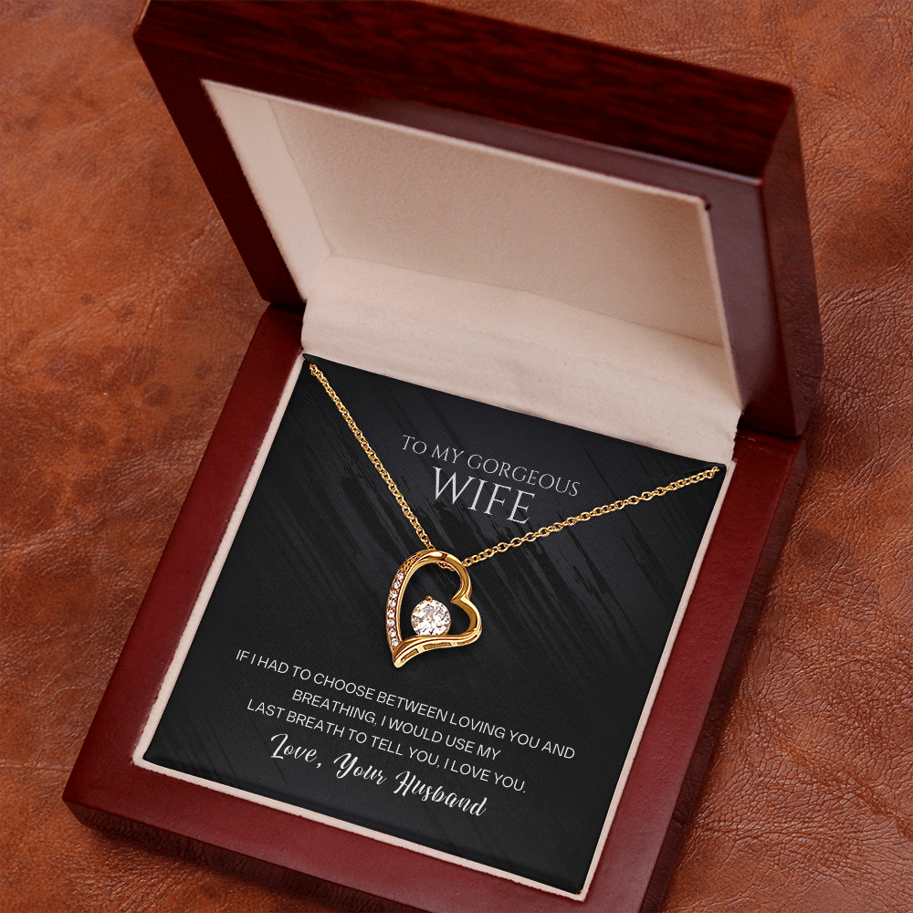 To My Wife – Forever Love Heart Necklace | Love, Your Husband