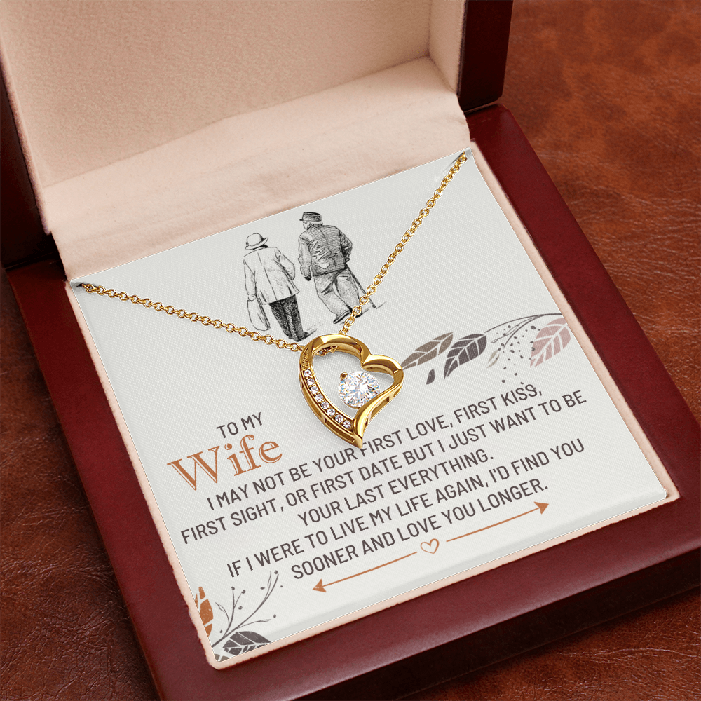 To My Wife – Forever Love Heart Necklace | My Last Everything