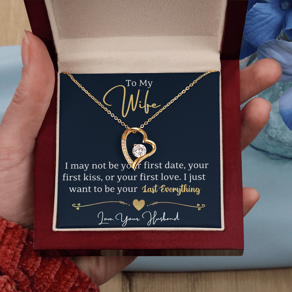 To My Wife – Forever Love Heart Necklace | My Last Everything