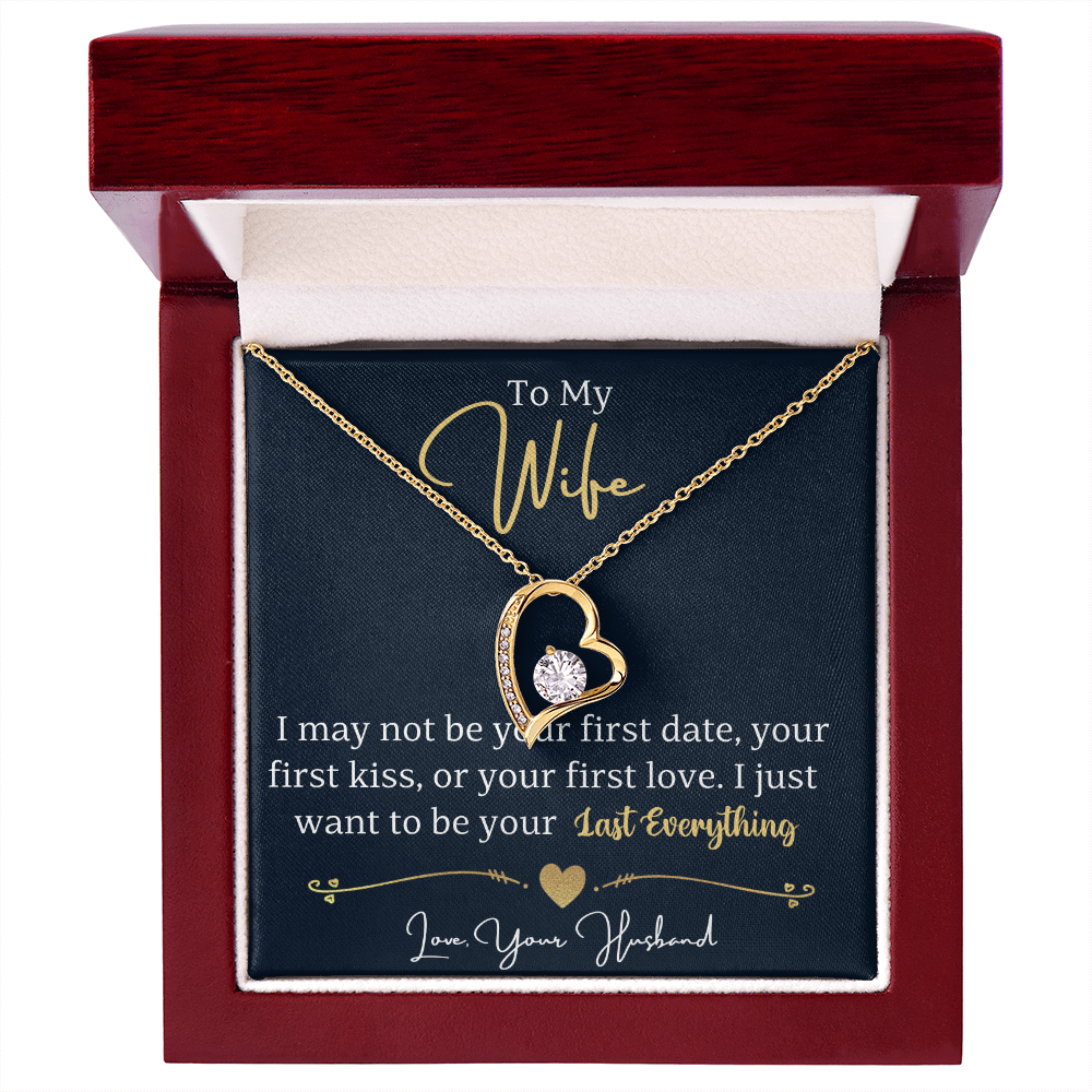 To My Wife – Forever Love Heart Necklace | My Last Everything