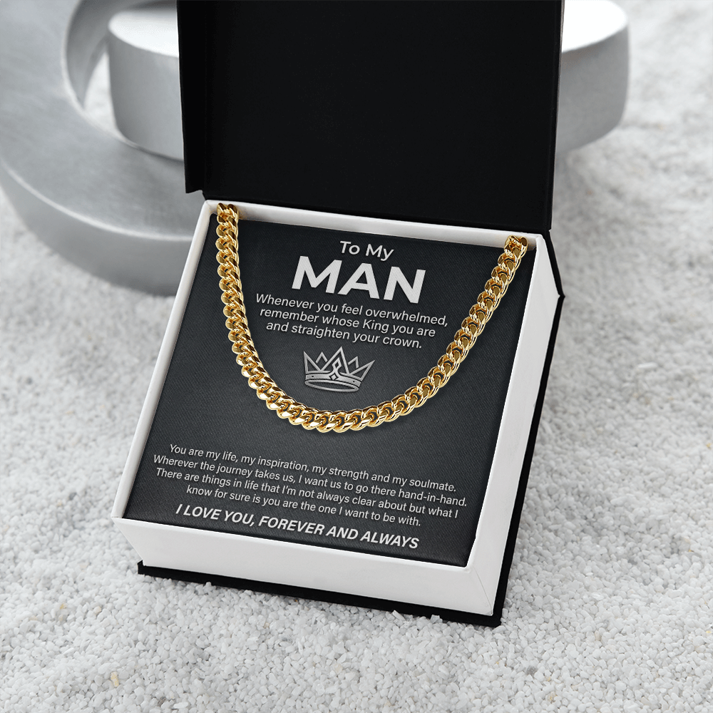 Valentines Day Gift Cuban Link Necklace For Him
