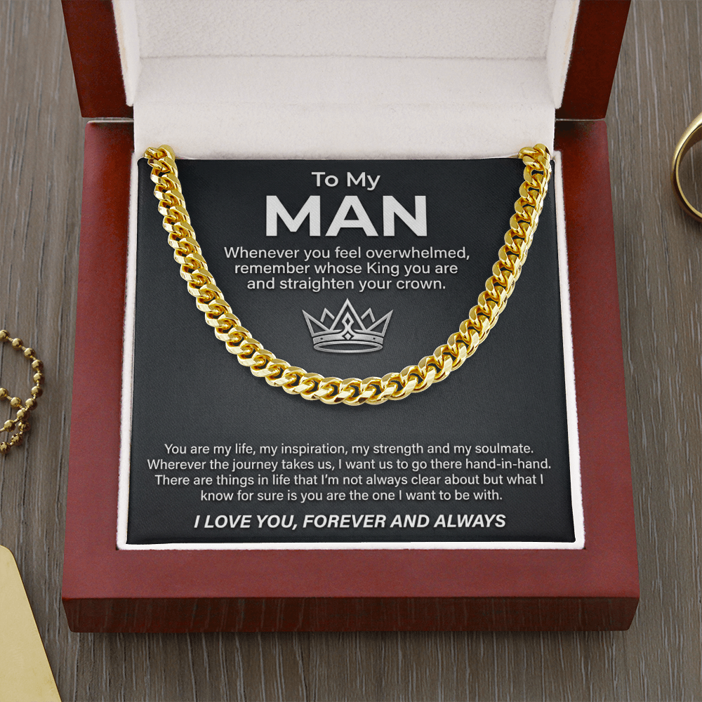 Valentines Day Gift Cuban Link Necklace For Him