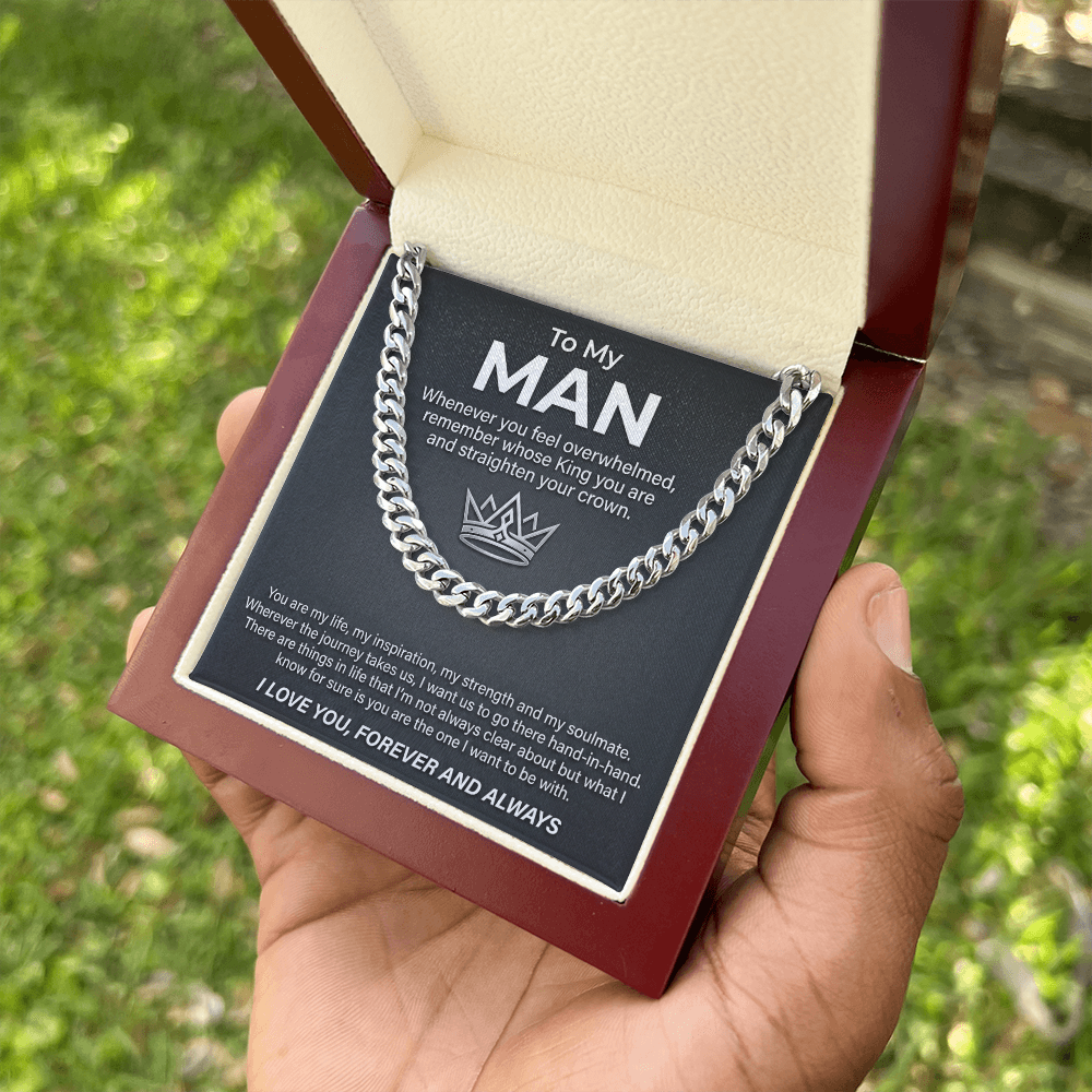 Valentines Day Gift Cuban Link Necklace For Him