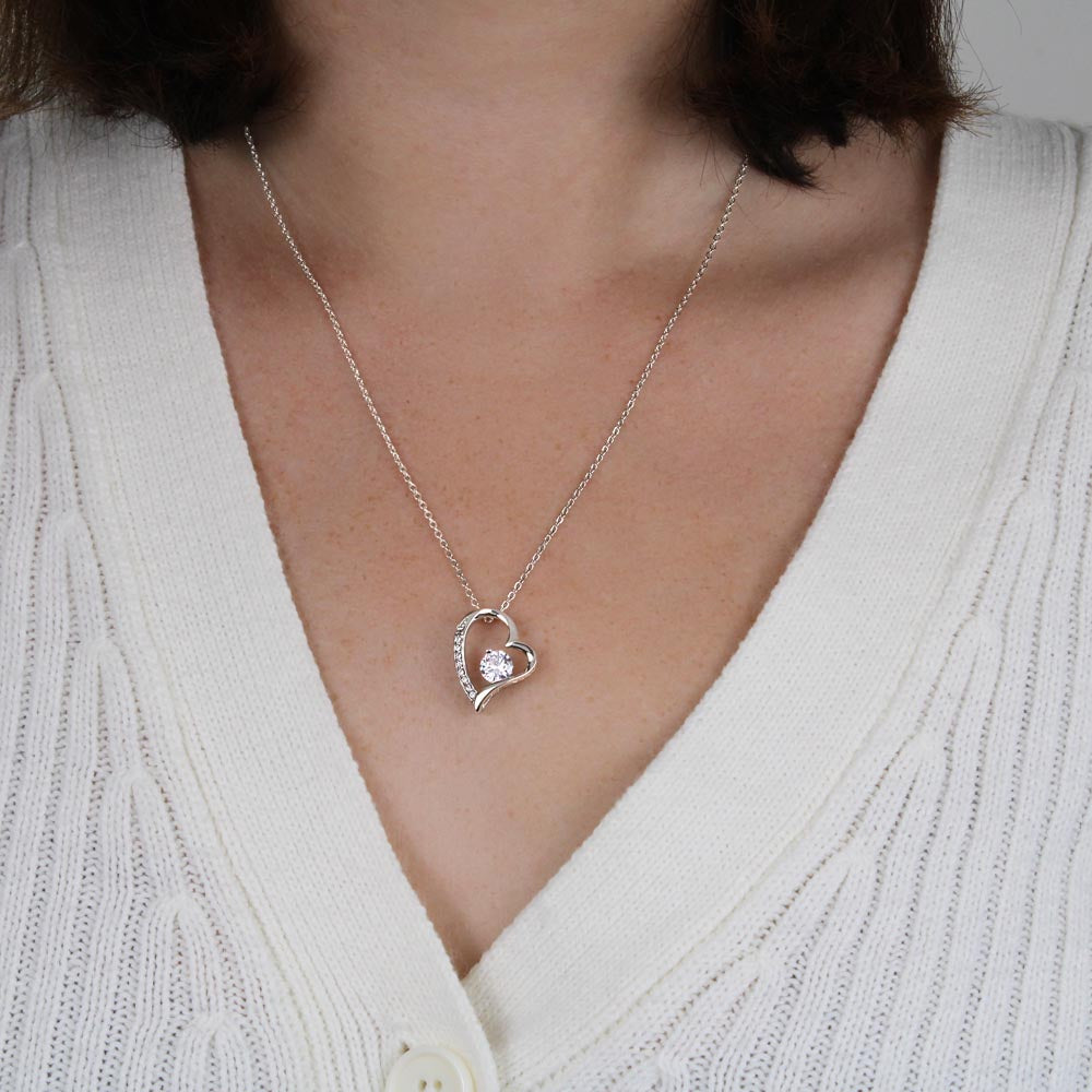 Forever Love Heart Necklace Romantic Gift For Wife