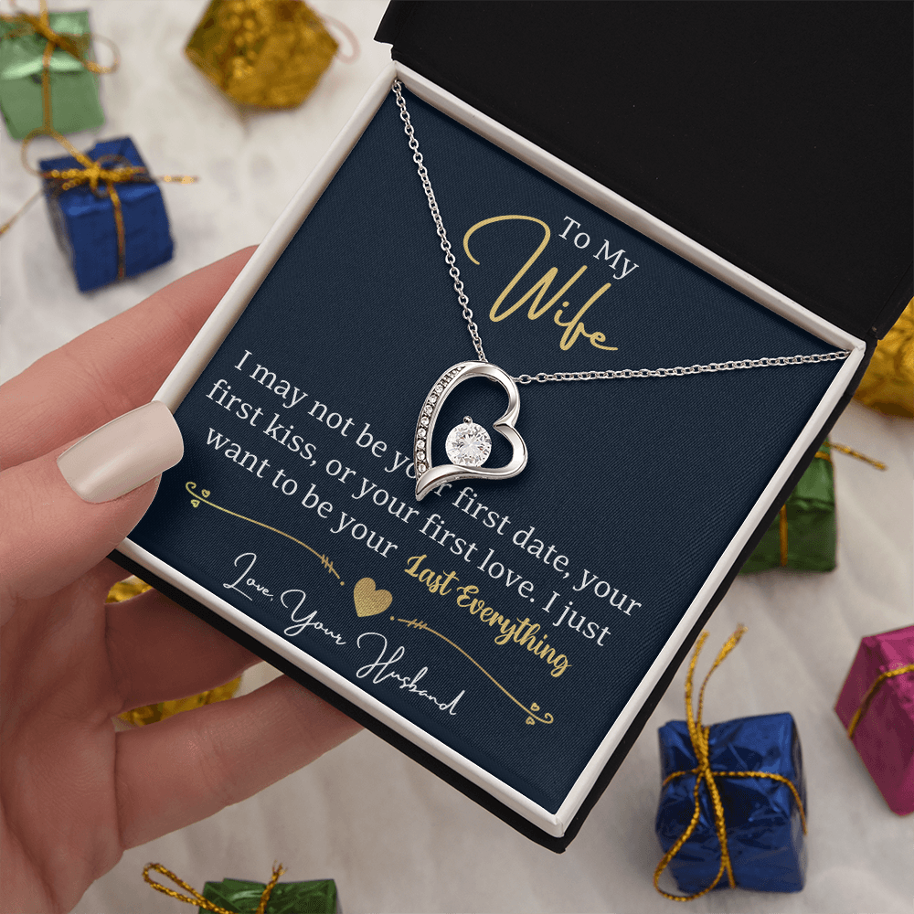 To My Wife – Forever Love Heart Necklace | My Last Everything