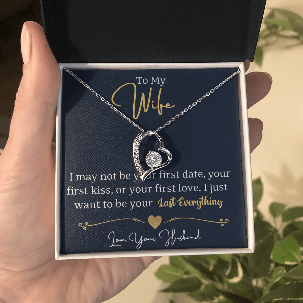 To My Wife – Forever Love Heart Necklace | My Last Everything