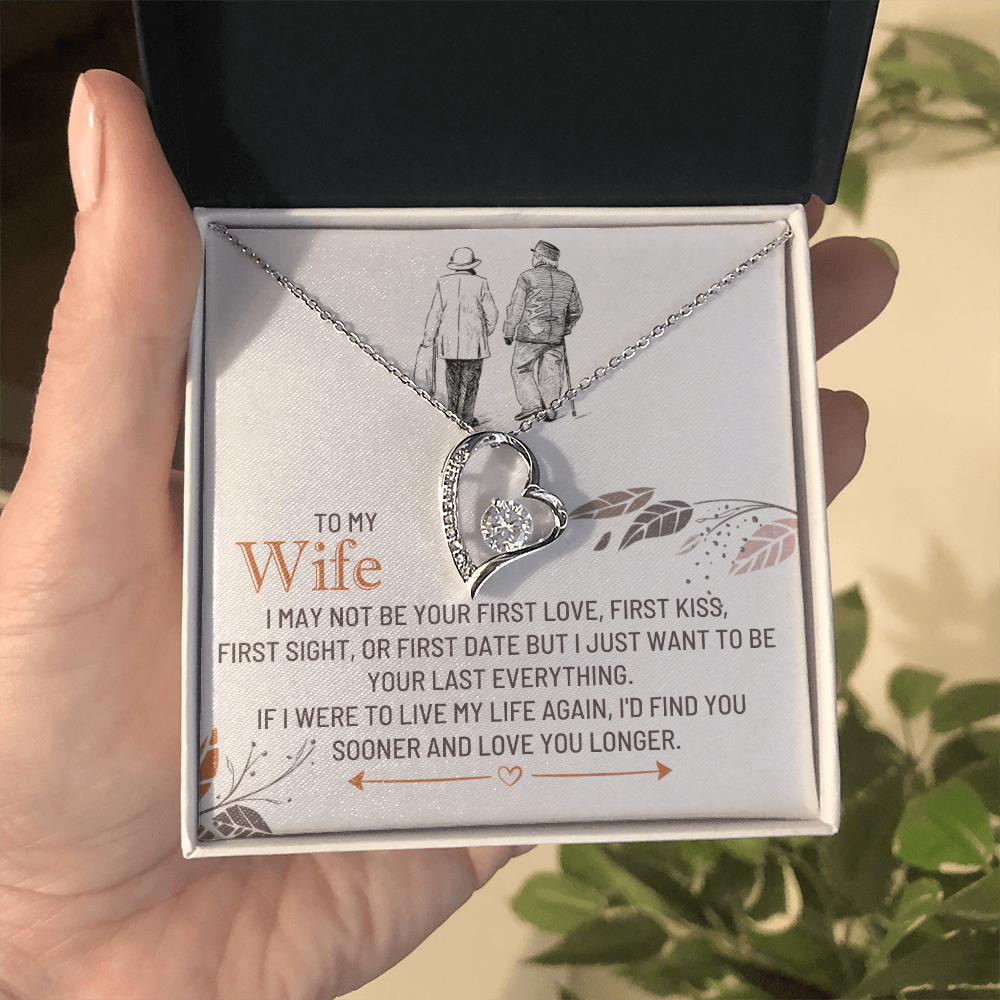 To My Wife – Forever Love Heart Necklace | My Last Everything