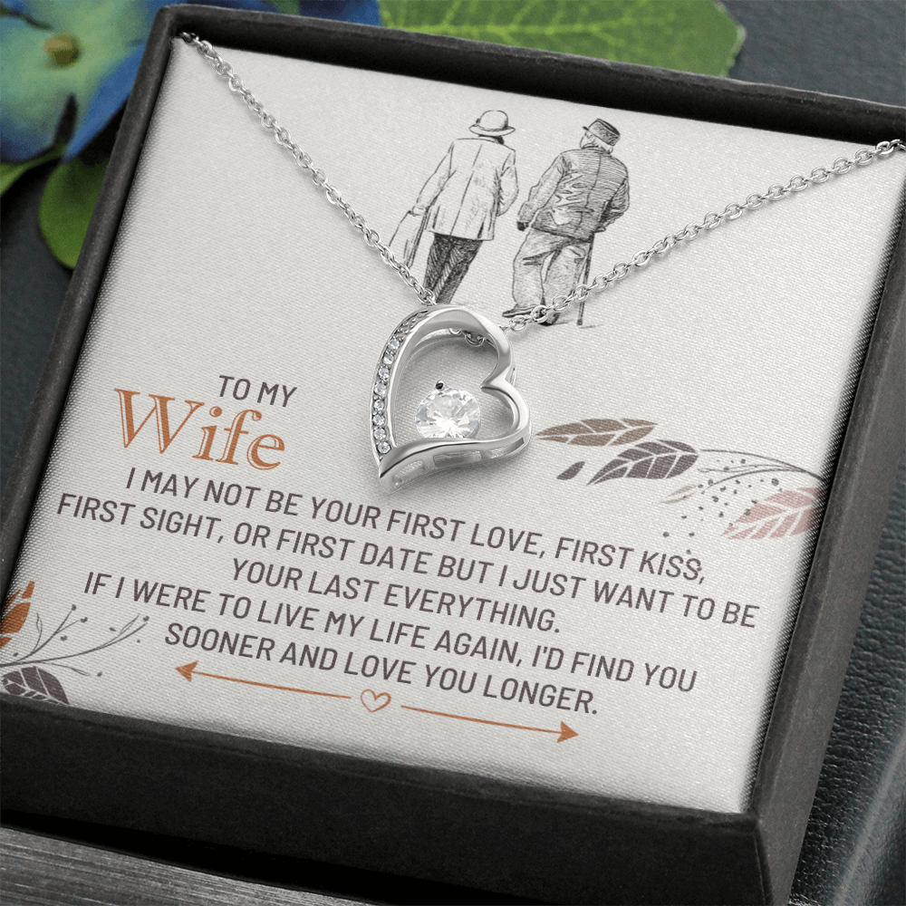 To My Wife – Forever Love Heart Necklace | My Last Everything