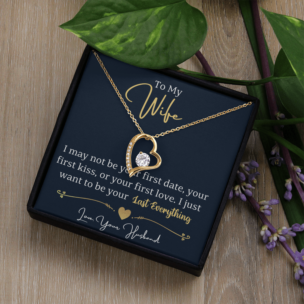 To My Wife – Forever Love Heart Necklace | My Last Everything
