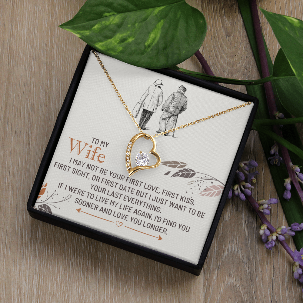To My Wife – Forever Love Heart Necklace | My Last Everything