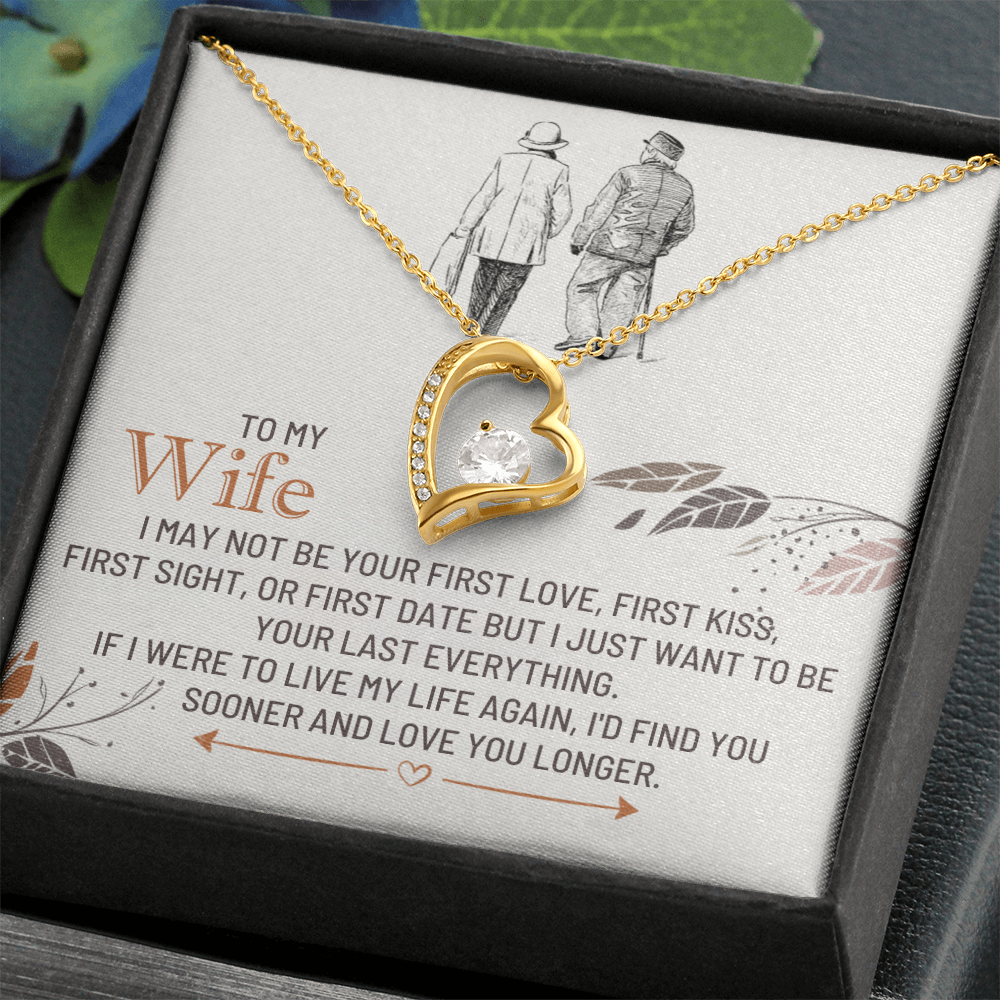 To My Wife – Forever Love Heart Necklace | My Last Everything